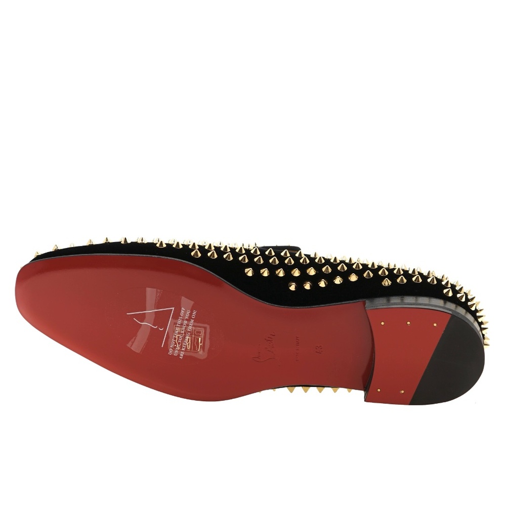 Christian Louboutin Dandelion Gold Spikes Shoes Size 9 US New - Picture 8 of 8